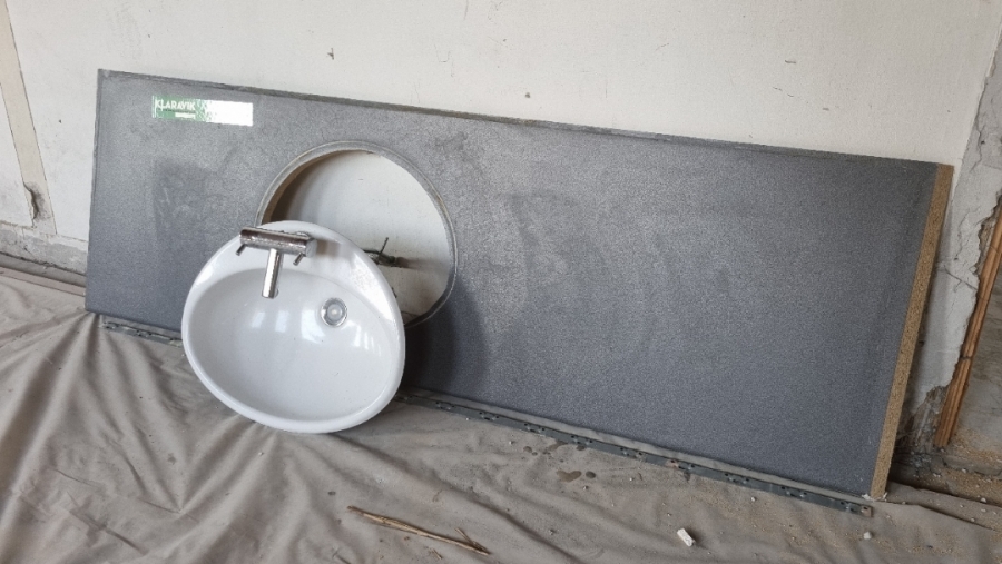 Toilet bordplade med vask