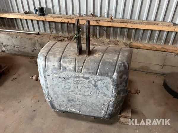 Vægtklods/frontklods