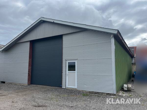 Spær og port til hal 178 kvadratmeter