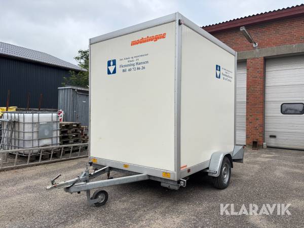 Toilet- og badeskur Modulvogntog