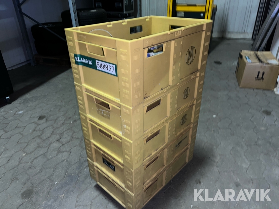 Sortiments kasser DIS, Hillerød, Klaravik auktioner