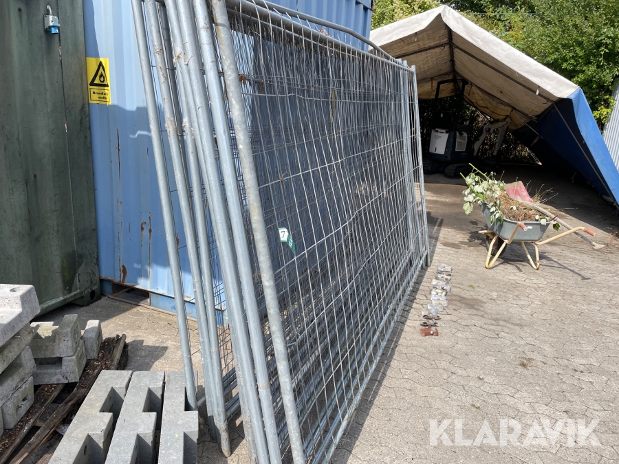 15 byggepladsHegn Med Klodser 2x3,5