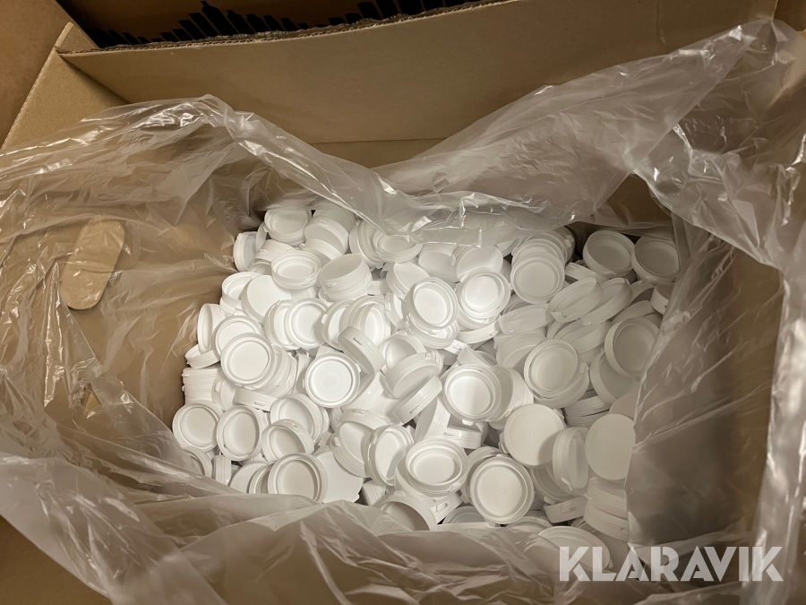 Plastikb酶tter med l氓g 150 ml parti Pharma classic hvid 脴 60