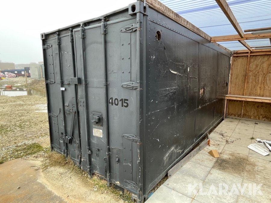 Isoleret container 20 fods 