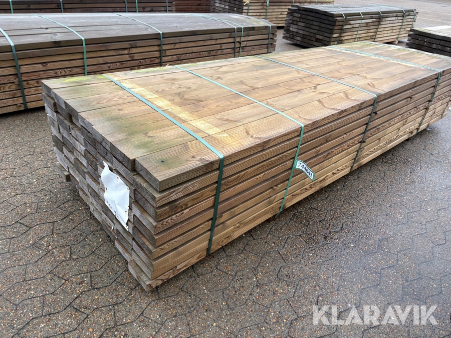 Trykimprægnerede Reglar - 63 styks