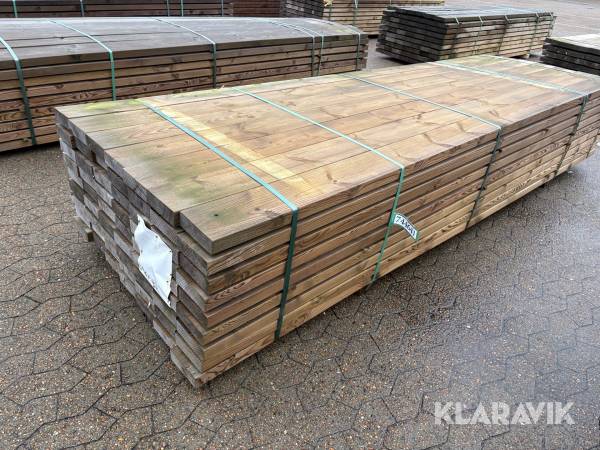 Trykimprægnerede Reglar - 63 styks