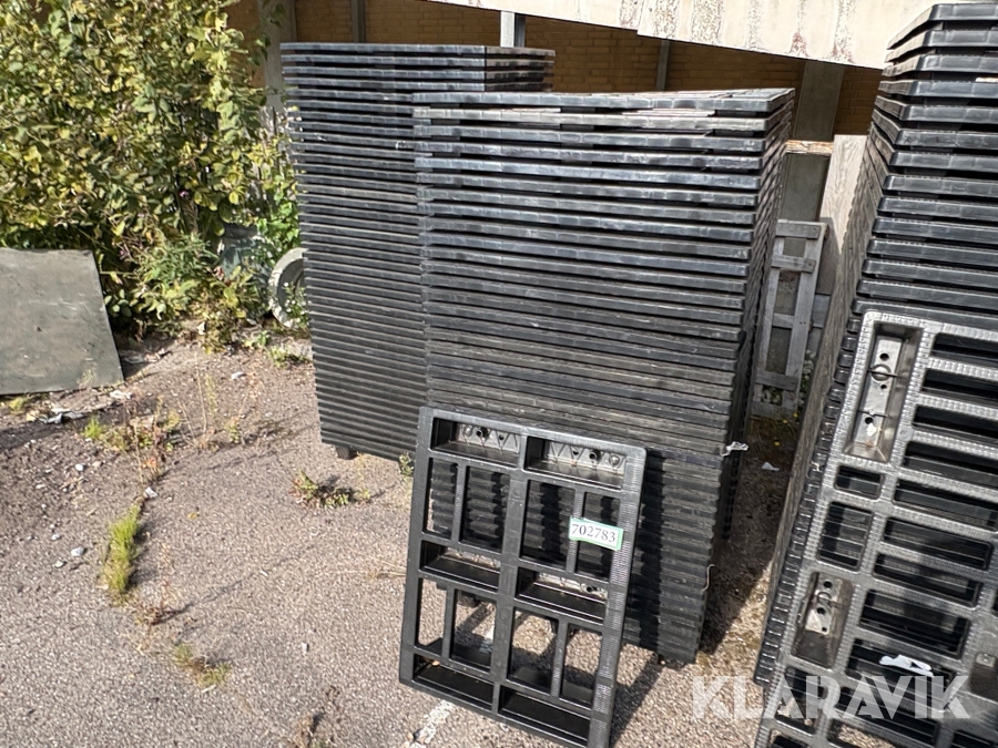 Plast halvpaller - 125 styk