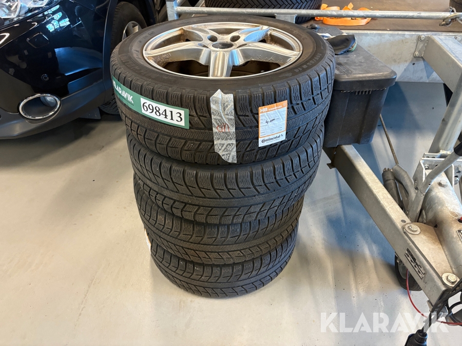 Alufælge med dæk Michelin alpin