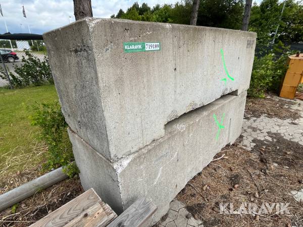 Betonklodser - 2 styk