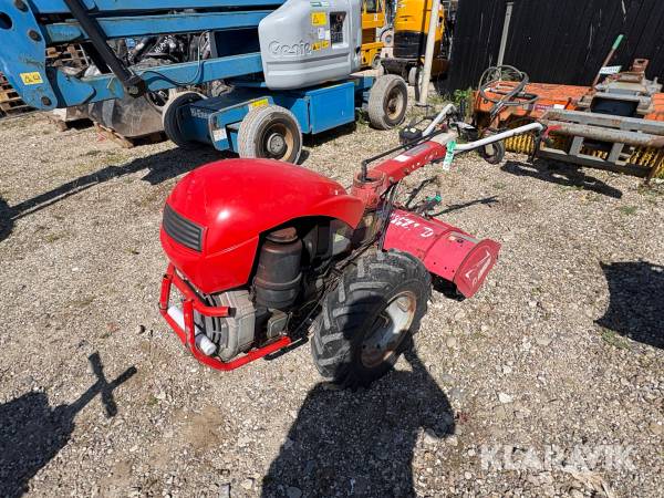 2 hjulet traktor med fræser Nibbi MAK 17 80 cm fræserkasse