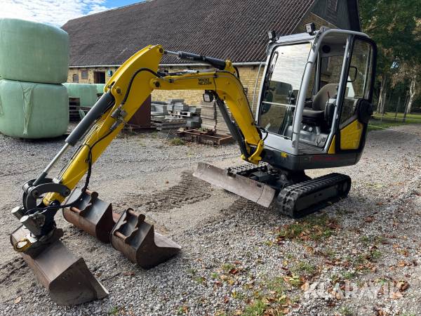 Minigraver Wacker Neuson ET20 VDS med skovle sæt
