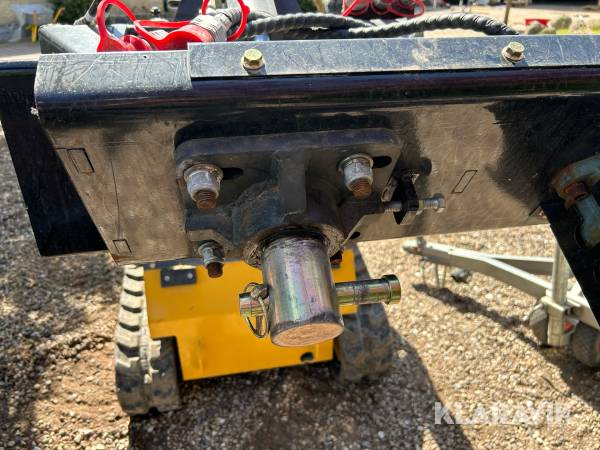 Pælbor med hydraulisk motor