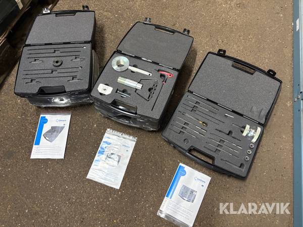 Lot special autoværktøj Govoni gløderørsudtrækkersæt og støddæmperværktøj