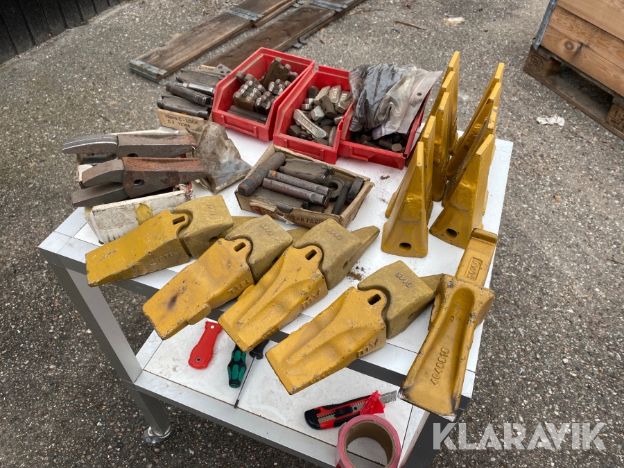 Div. Tænder til skovle  