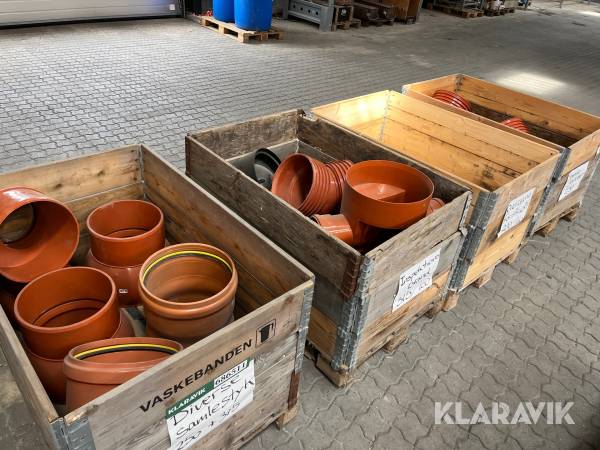 Overgange, samlestykker og inspektionsbrønde - 4 paller