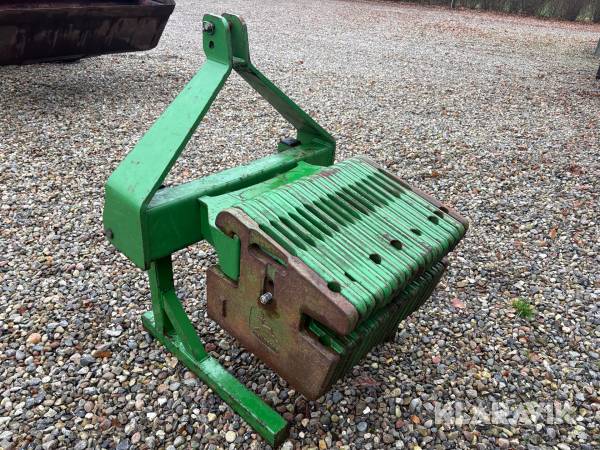 Vægtklods John Deere justerbar 200–1100 kg