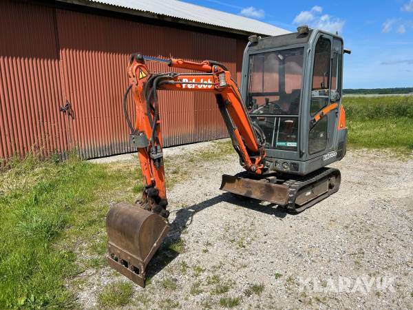 Gravemaskine m. maskintrailer Pel-job EB150