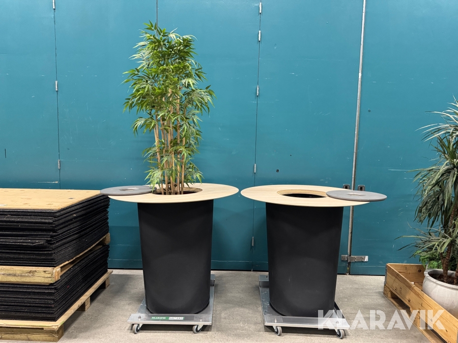 Eventborde med planteindsats 