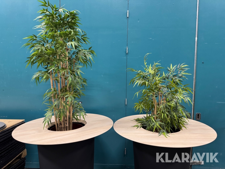 Eventborde med planteindsats 