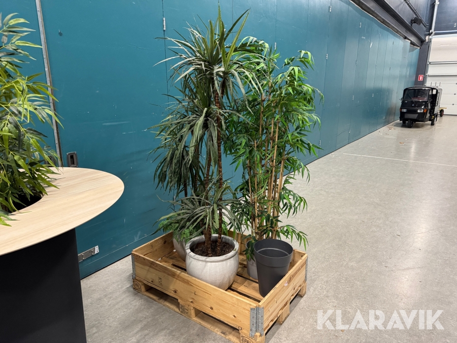 Eventborde med planteindsats 