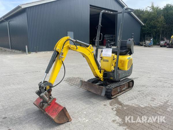 Gravemaskine Wacker Neuson 803 med Tiltfunktion