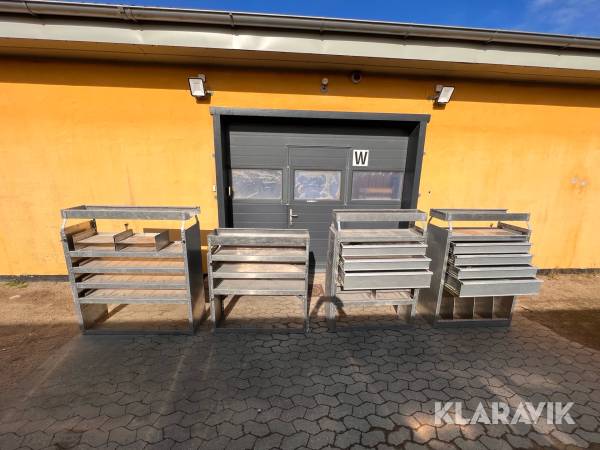 Bilreoler Finnerup/Raaco - Alu 4 styk