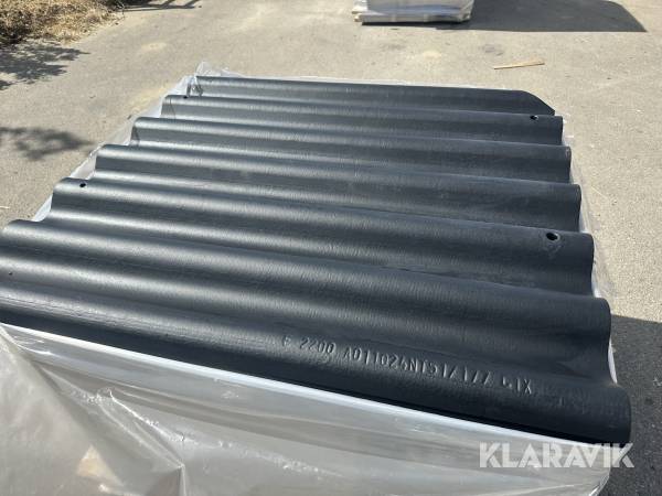 Bølgeplade 150stk Euronit 700T HJ/HU Sort