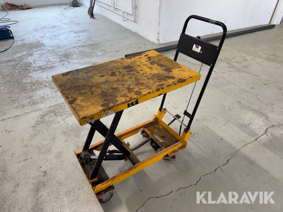 Løftevogn / Saxebordvogn Hu-Lift Equipment Co.