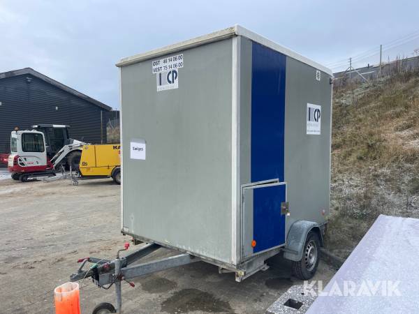 Toilet- og badeskur Scanvogn Badmobil XL B