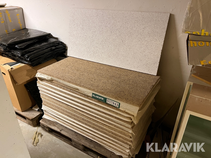 Loftsplader Troldtekt 119x59cm 26 stk