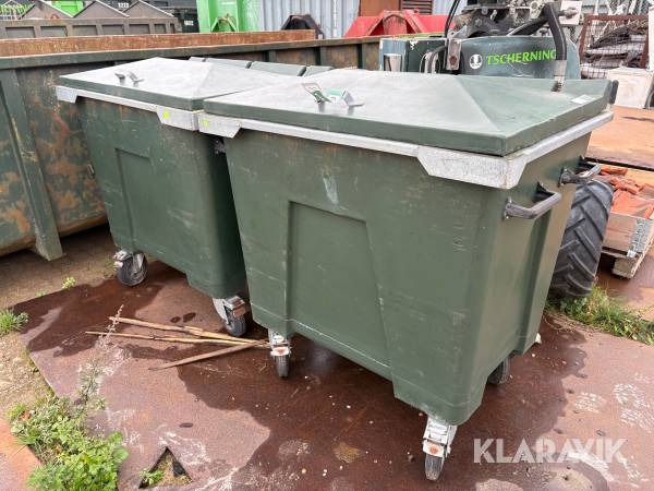Affaldscontainere - 2 styk