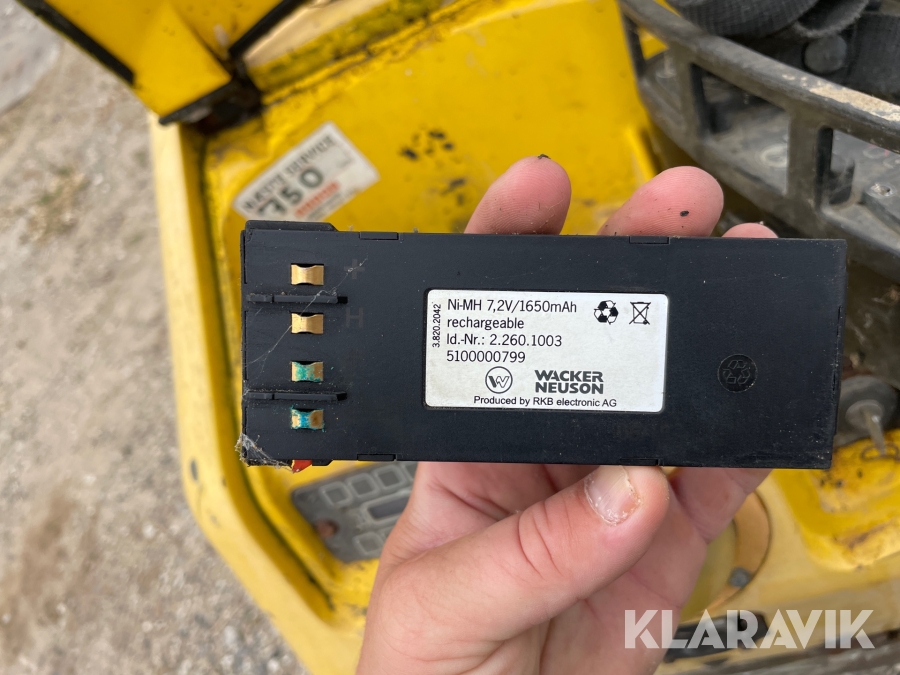 Råjordskompaktor Wacker RT