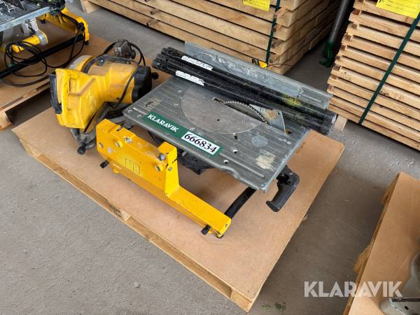 Bordrundsav + kapsav Dewalt DW742 + DW707