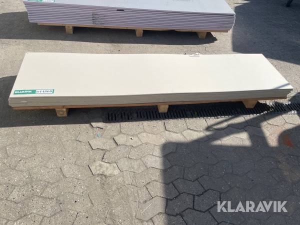 Gips/plank plader - 8 styk