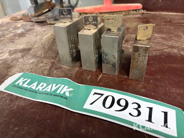 Containerlåse Cisa 4 styk. 