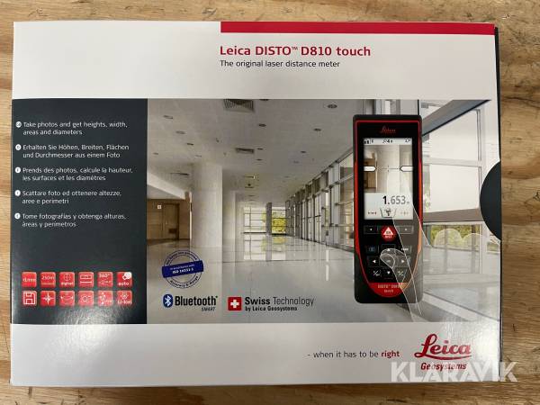 Laser afstandsmåler Leica Disto D810 Touch