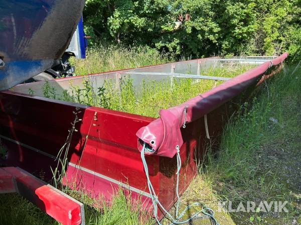 Kornoverbygning til tiptrailer m. pressening