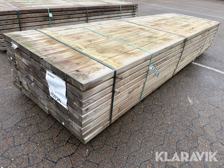 Trykimprægnerede Reglar - 63 styks