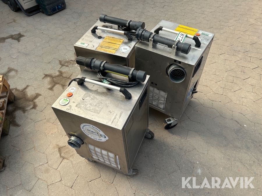 Sorptionsaffugter Munters MCS 300 3 styk