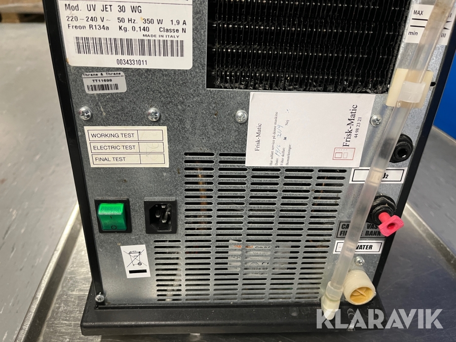 Vand køler Cosmetal UV jet 30 WG