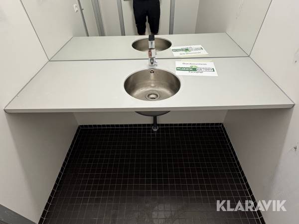 Bordplade med håndvask