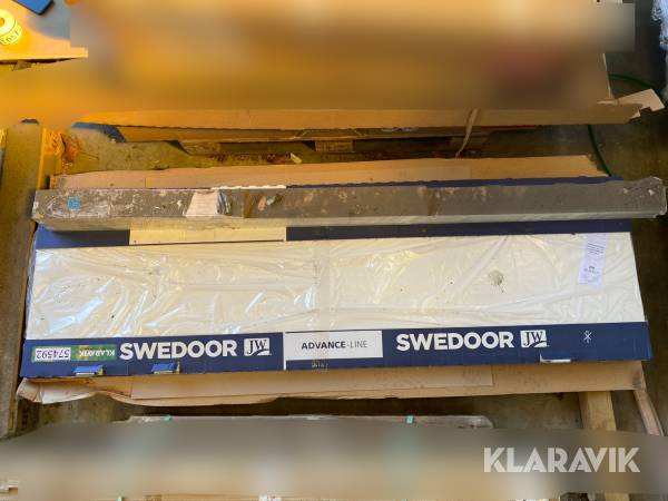 Indvendig dør med karm-sæt Swedoor 625 x 2040 x 40mm / hvidmalet / BD30