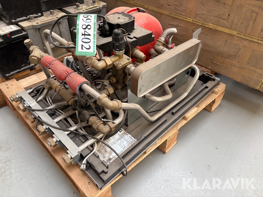 Fjernvarme unit Henins termix Brugsvandsunit med blandekreds