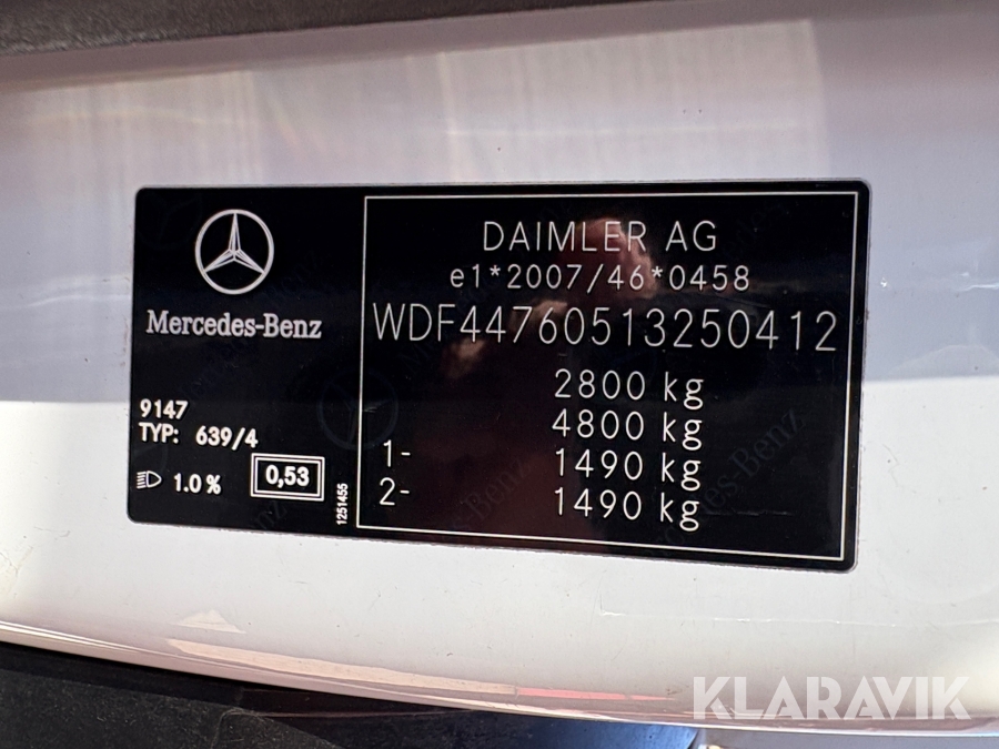 Mercedes-Benz Vito 114 CDI KSV Ekstra lang