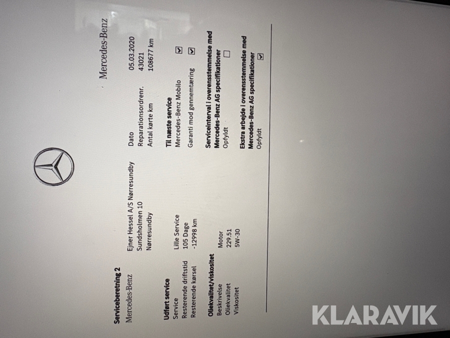 Mercedes-Benz Vito 114 CDI KSV Ekstra lang