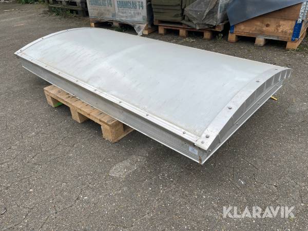 Ovenlys kuppel Optilite 1000x2000 mm uden karm