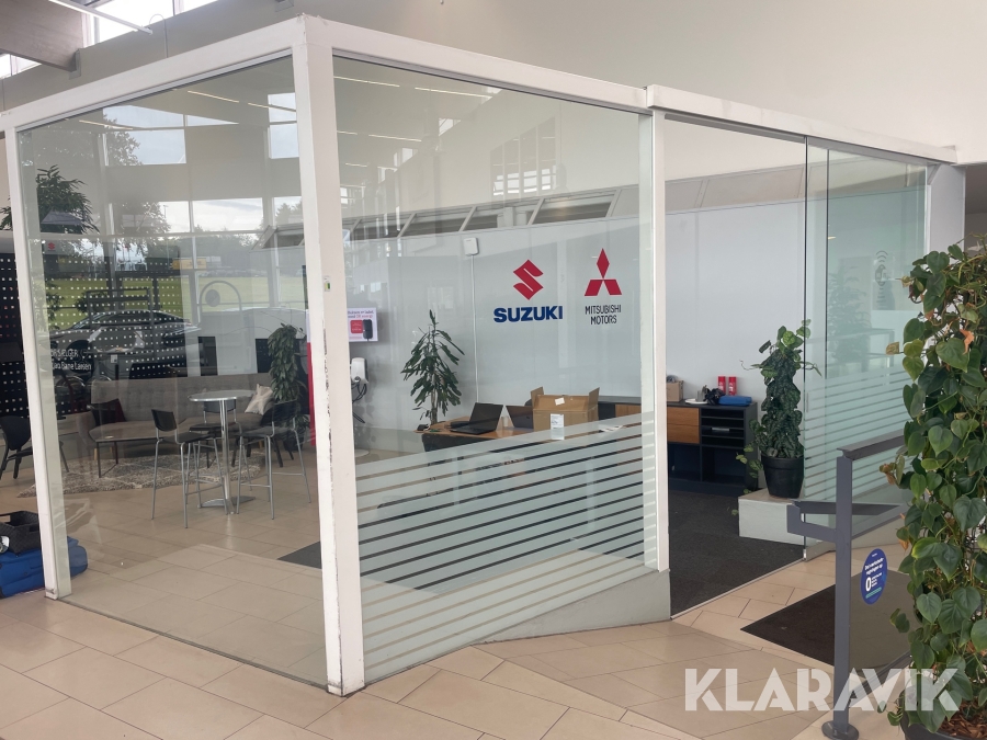 Rumdeler / skillevæg i glas