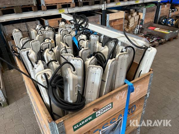 LED Arbejdslamper Spacelight Industriarmatur 1x20W 60 stk