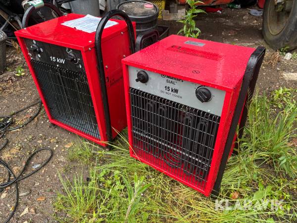 Varmeblæser Kongskilde S15 1650 & RPL15FT