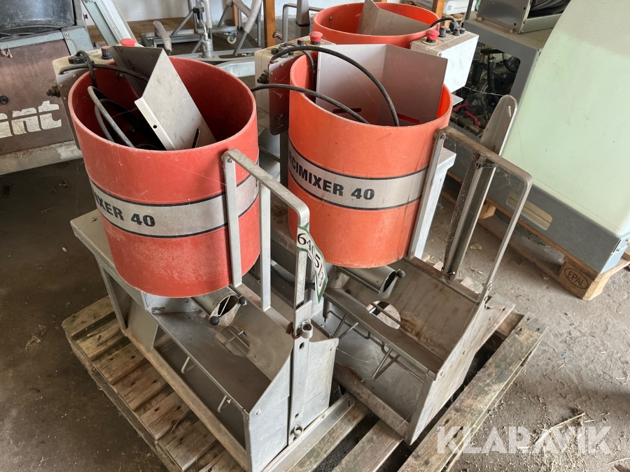 Fodersutomater Porcimixer 40 3 styk